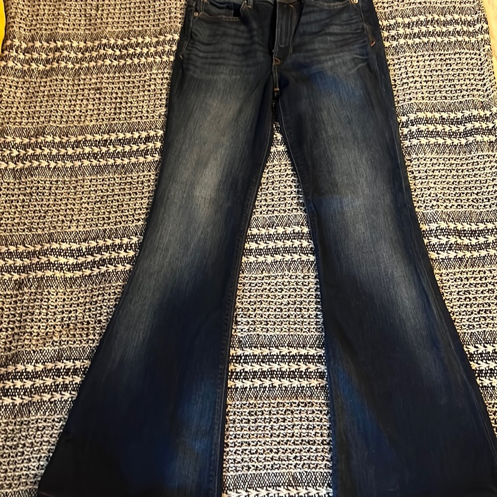 EXPRESS Women’s Size 4R, Bell Flare Dark Wash Jeans never worn!
